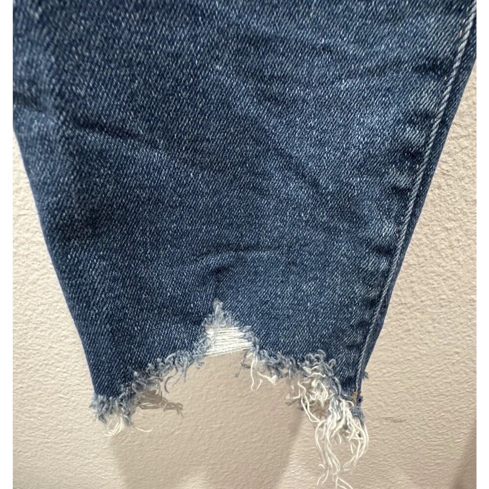 Good American Good Legs Skinny Jeans Women’s Size 4 27 Frayed Hem Medium Wash - Picture 8 of 8